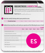 Endometriosis 3-Month Tracker (Spanish)